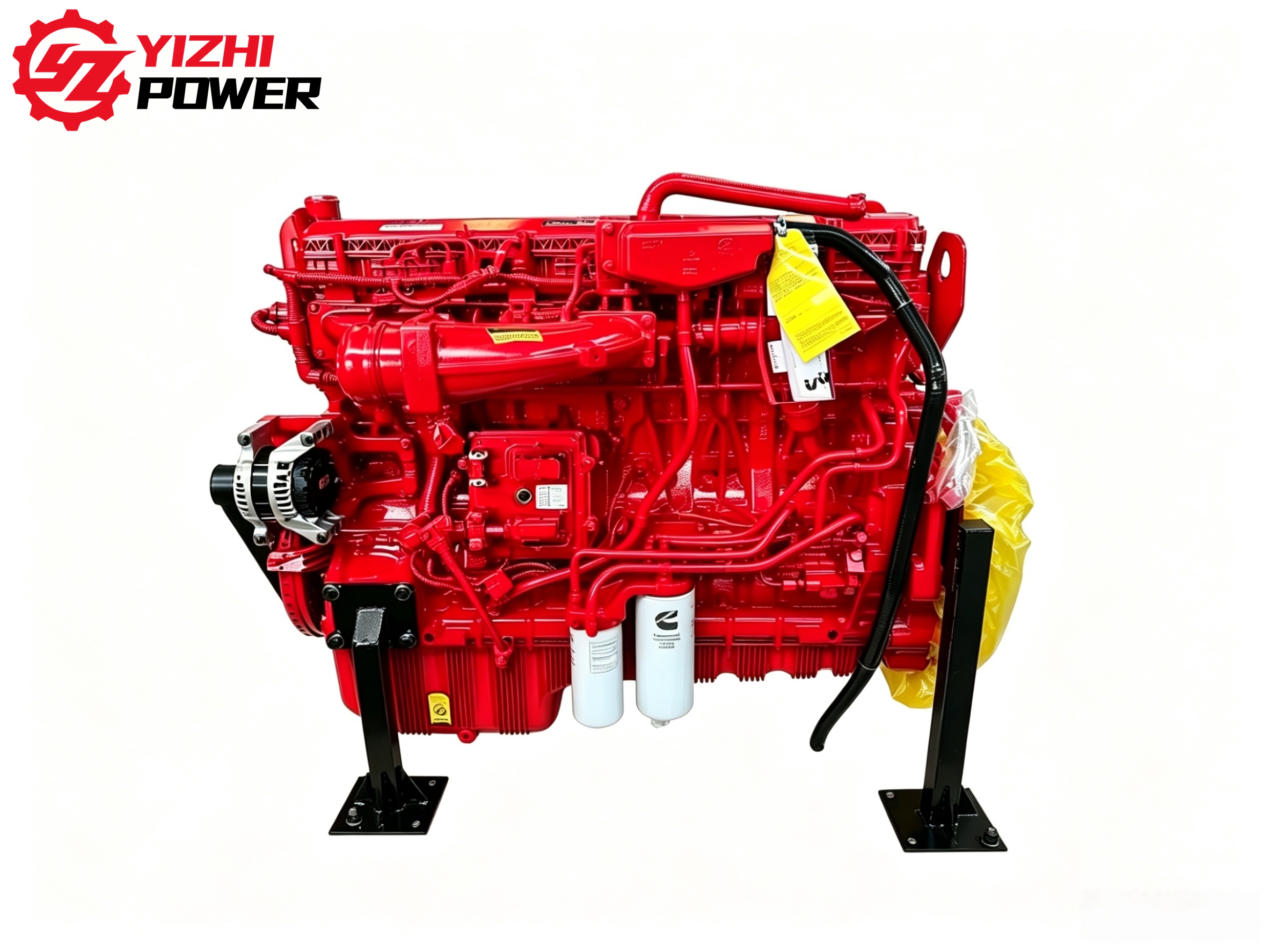 Wholesale Cummins X15 heavy duty truck engine ready for export inside YiZhi Power clean warehouse.