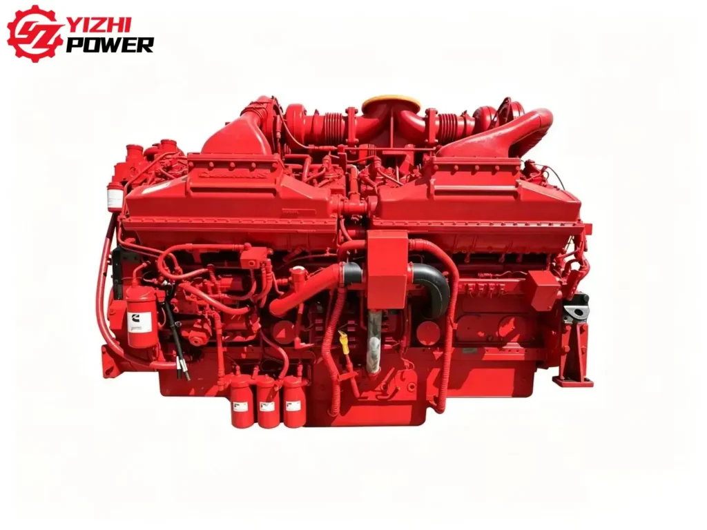 YiZhi Power Cummins QSK60 Engine Assembly front industrial diesel power unit