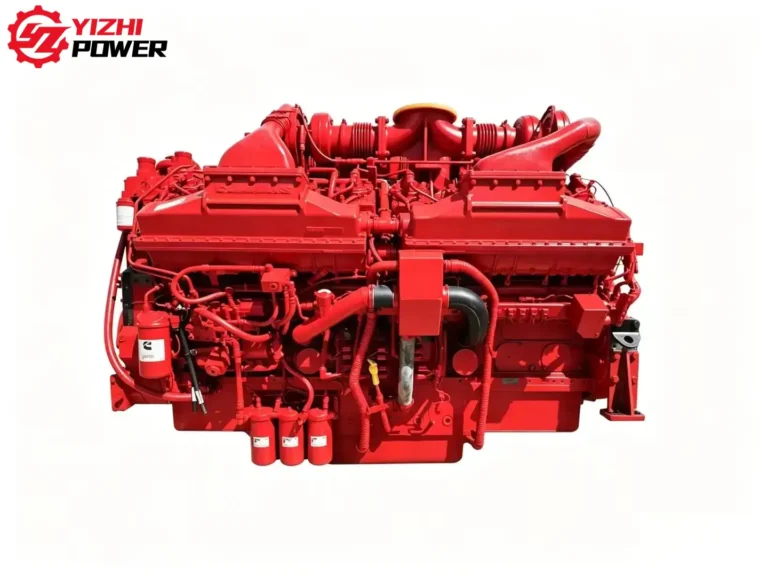 YiZhi Power Cummins QSK60 Engine Assembly front industrial diesel power unit