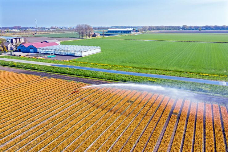 irrigation diesel engines used in large scale farmland irrigation system