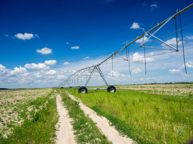 irrigation diesel engines powering agricultural sprinkler irrigation equipment