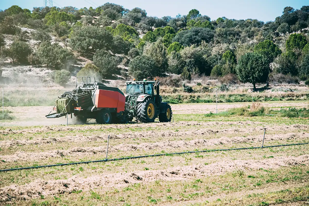 tractor diesel engines used in field preparation and soil conditioning