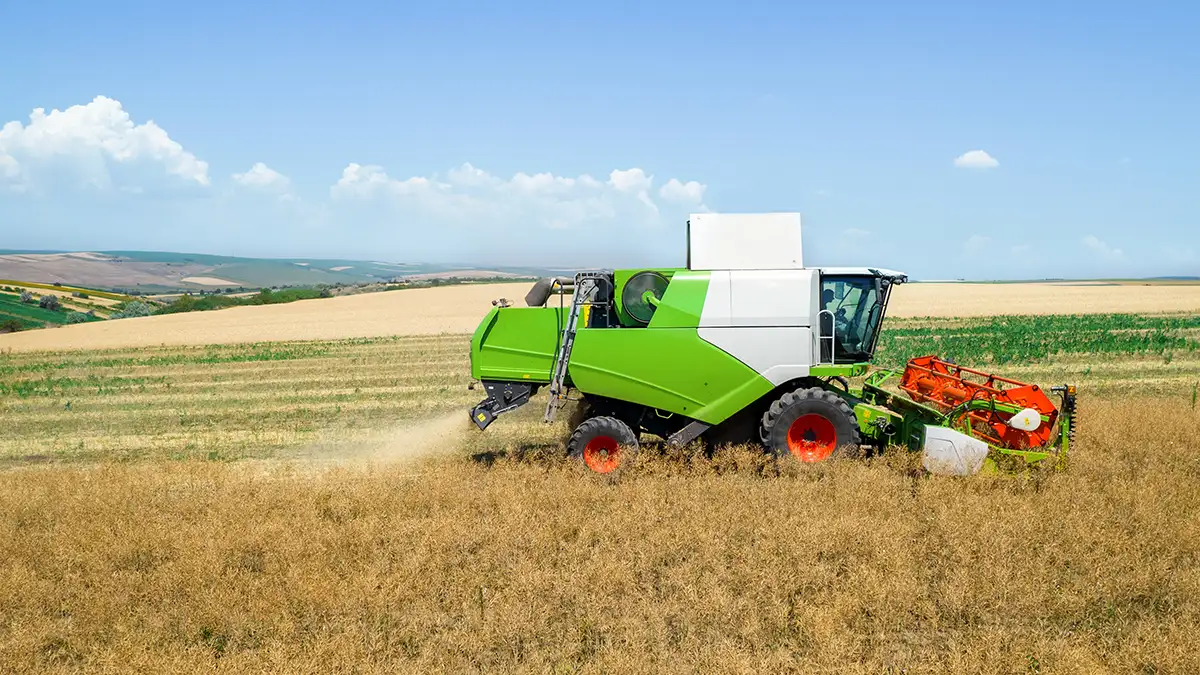 tractor diesel engines used in harvesting support operations