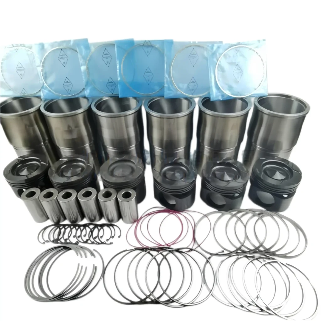 Cummins ISX15 Cylinder Liner & Piston Details High-precision cylinder liners and pistons for Cummins ISX15 rebuild kit - YZDL Power