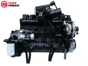 ชุดเครื่องยนต์ Cummins 6BT 5.9 ที่ใหม่เอี่ยม พร้อมมอเตอร์สตาร์ทและเครื่องกำเนิดไฟฟ้า