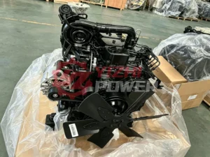 เครื่องยนต์เทอร์โบ Cummins 4BT พร้อมใบพัดพัดลมระบายความร้อน สำหรับขายส่ง