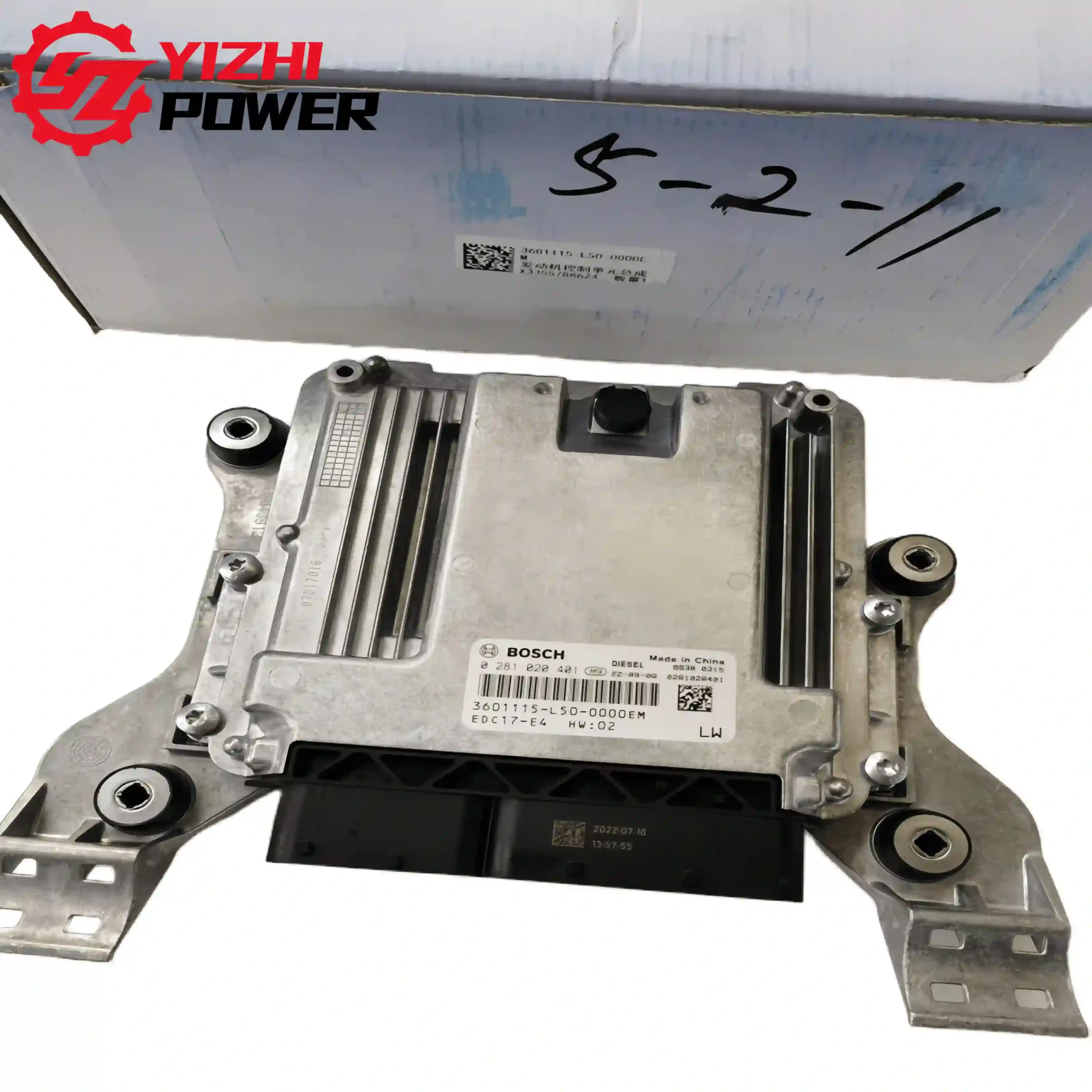 3601115-L50-0000 โมดูลควบคุมเครื่องยนต์ (ECU) สำหรับชิ้นส่วนรถบรรทุก FAW โดย YiZhi Power