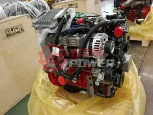 In stock Cummins ISF 2.8 electronic engine assembly with top mounted ECU module