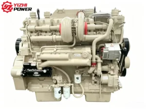 Brand new Cummins K19 engine assembly with turbocharger and heavy duty starter motor