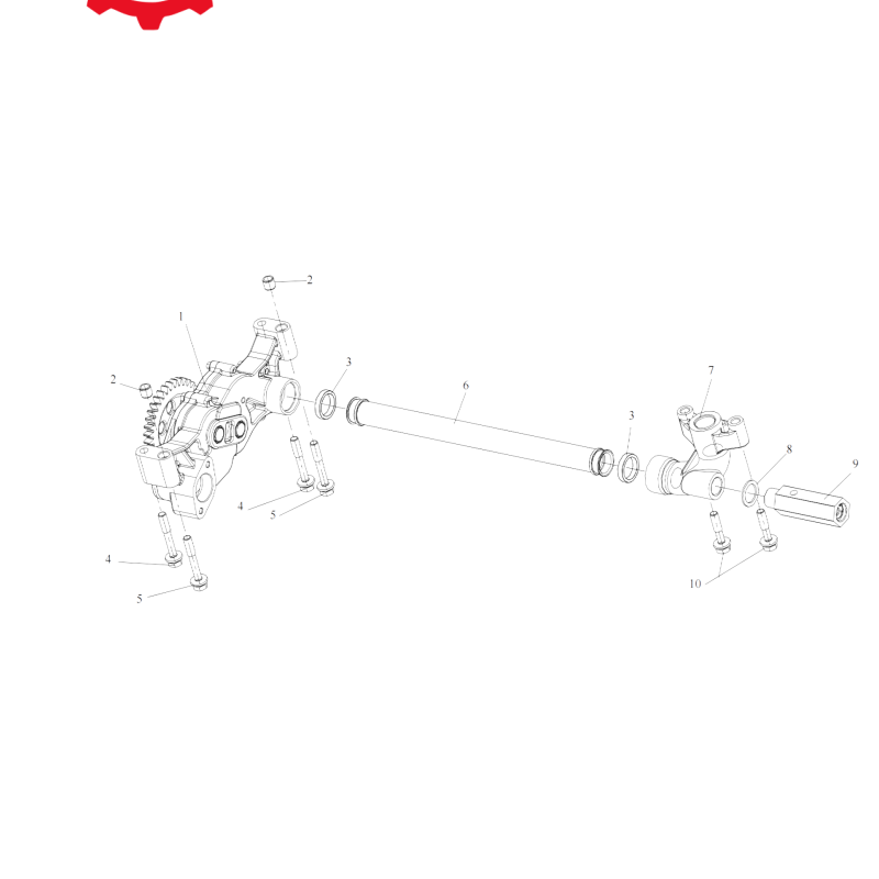 FAW TRUCK PARTS 1011010-81D OIL PUMP