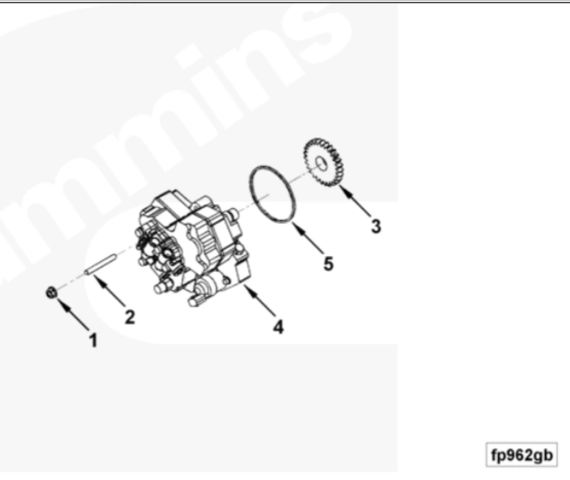 Cummins Fuel Pump 5264248 Parts Diagram