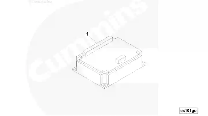 Cummins K19 Governor Control 4296674 exploded view