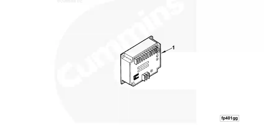 Cummins K19 Governor Control 4296675 exploded view